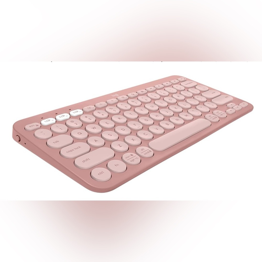 Logitech K380 Wireless Keyboard in Blush